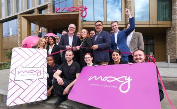 15 Storey Hotel with a View: Moxy Dublin Docklands Opens, Soaring Above Dublin City and the River Tolka